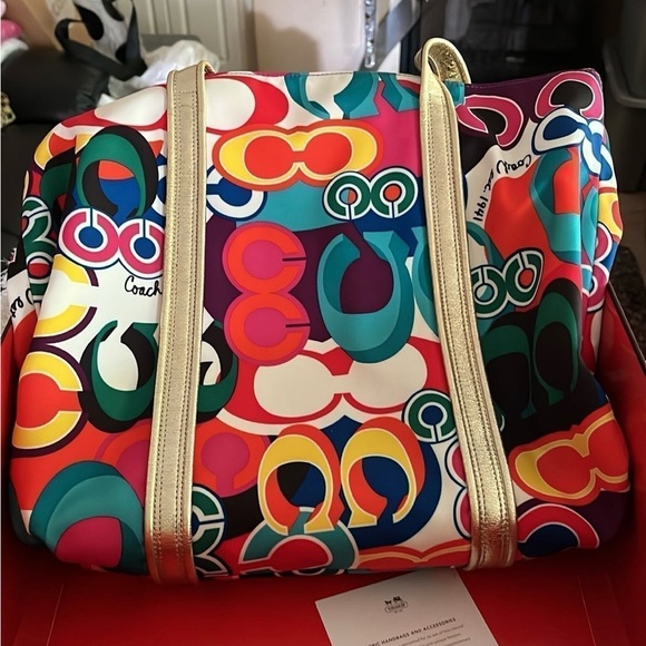 Coach Multicolor Tote Bag - Picture 1 of 9